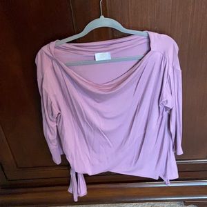 Lavender 3/4 sleeve shirt